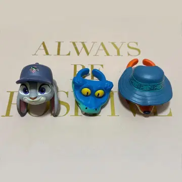 디즈니 주토피아 가챠가챠 3종 세트