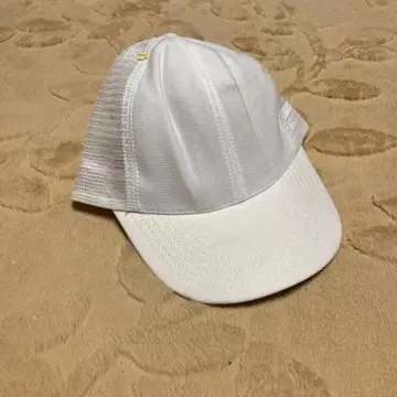 빈티지 트래커 캡 미국제 무지 흰색 화이트