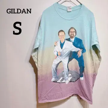 [하자품] GILDAN [S] 그라데이션 티셔츠 100% 코튼