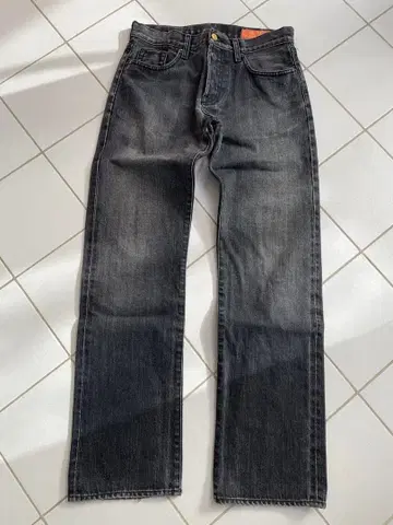 JEAN SHOP 다크 그레이 스트레이트 데님