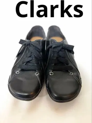 클락스 가죽 블랙