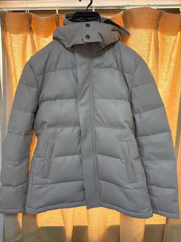 Haruf 후드 부착 그레이 다운 자켓