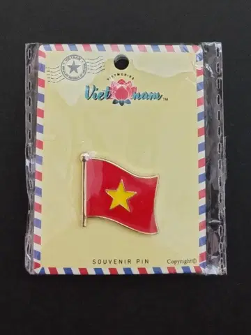 EXPO2025 오사카 간사이 만국박람회 베트남관 플래그 핀 배지