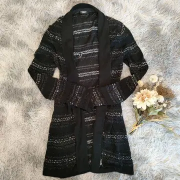 토네이도 마트 롱 가디건 F 사이즈 포켓 지퍼 여성용