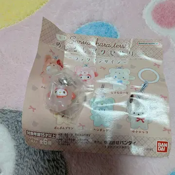 산리오 라떼곰 디자인 메지루시 액세서리 마이멜로디 가챠가챠