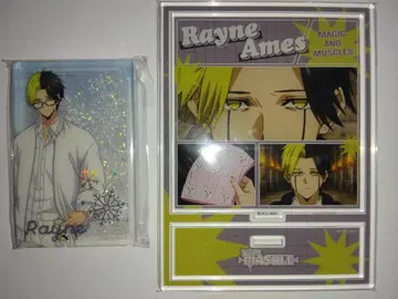 매쉬르 레인 글리터 아크릴 블록 장면 사진 아크릴 스탠드