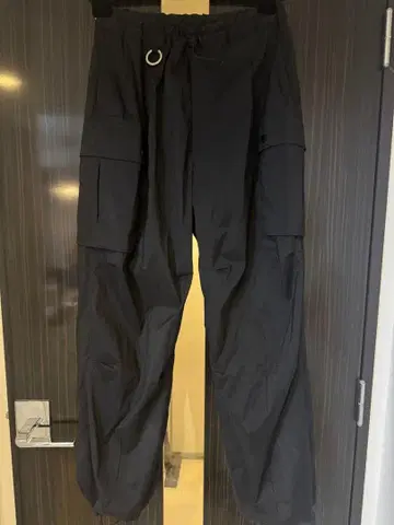 th products 블랙 카고 팬츠 드로 스트링 Black 1