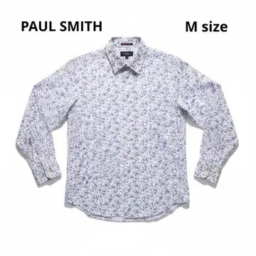 폴스미스 꽃무늬 셔츠 코튼 100% M 사이즈