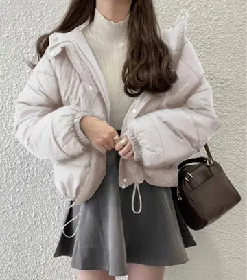 GRL 후디 충전솜 다운 자켓 [iz384]