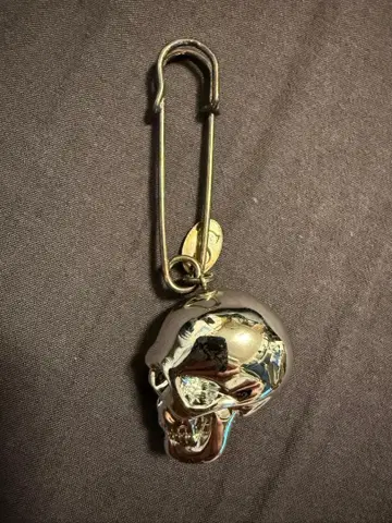 스컬 디자인 메탈 키링