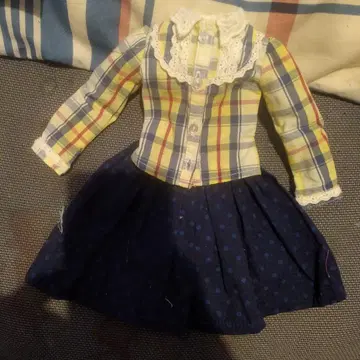 슈퍼돌피 옷 갈아입기 의류 체크 무늬