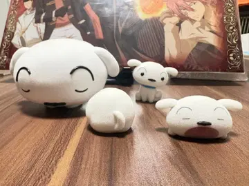 짱구는 못말려(크레용 신짱) 흰둥이 소프트 비닐 가챠 4개 세트
