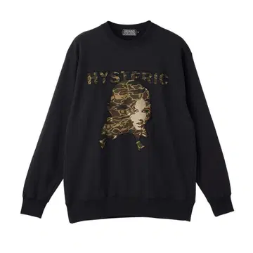 WOMAN HEAD 백 아플리케 맨투맨