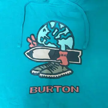 BURTON 버튼 그래픽 프린트 후드티 L 사이즈