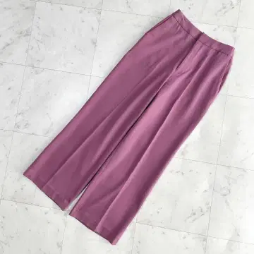 ROPE 로페 와이드 팬츠 퍼플 38