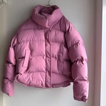 딜리셔스 다운 자켓 핑크 빅 사이즈 2XL