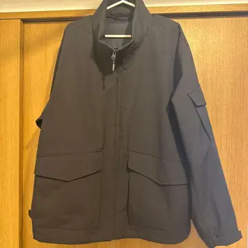 GU 윈드프루프 스탠드 카라 블루종 (블랙)