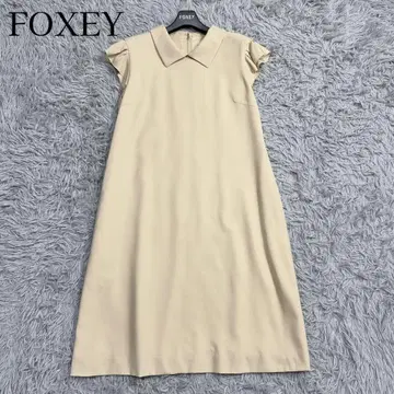 정가 10만 폭시 Lilac 드레스 42 사이즈 카라 부착 프릴 원피스