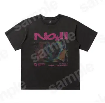 Number_i NO.II 2025 투어 T셔츠 (흑먹색)