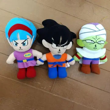 드래곤볼 Z 봉제 인형 3개 세트 90s 당시물 반프레스토