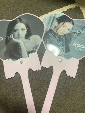 BLACKPINK 지수 하트형 부채 세트