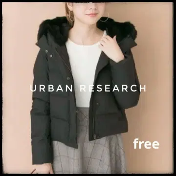 URBAN RESEARCH 블랙 다운 자켓
