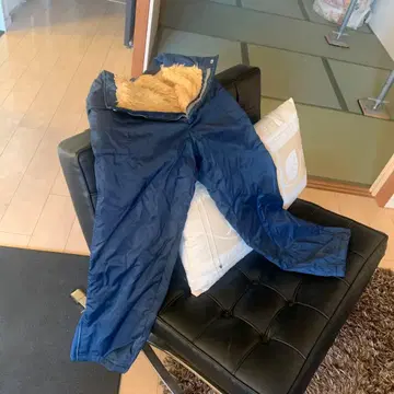 플리스 네이비 팬츠