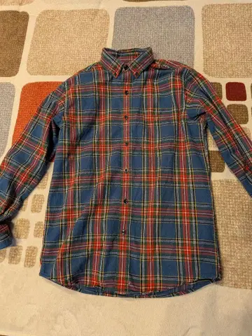 L.L.Bean 체크 무늬 플란넬 셔츠 S 사이즈