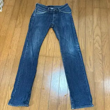 Johnbull 다크 블루 스트레이트 데님