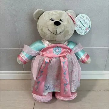 스타벅스 베어리스타 중국 전통 의상 봉제 인형