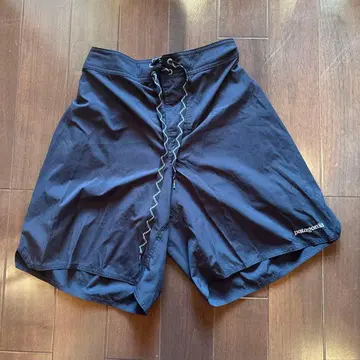 patagonia 블랙 숏팬츠 드로우 스트링