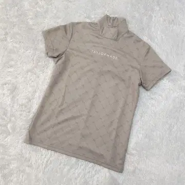 [ 정가 9900엔 ] TaylorMade 모크넥 모노그램 골프 반팔