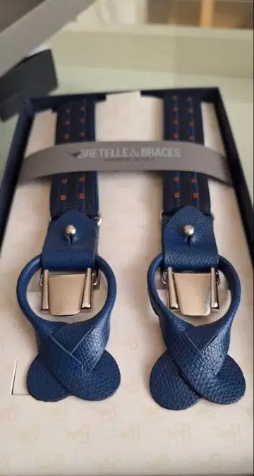 Bretelles & Braces 네이비 서스펜더