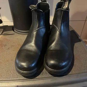 블랙 사이드 고어 부츠 가죽 블런드스톤