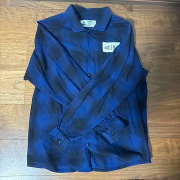 CHALLENGER 긴팔 셔츠 M 다크 블루