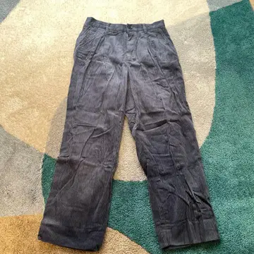 HARE 코듀로이 와이드 팬츠 다크 그레이