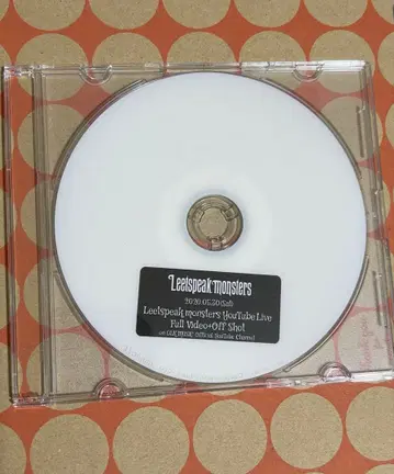 릿스피크 몬스터즈 유튜브 라이브 DVD