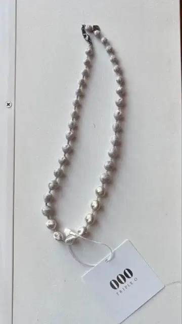 000 트리플 오우 스피어 실크 메탈 콤비 그레이 x 실버