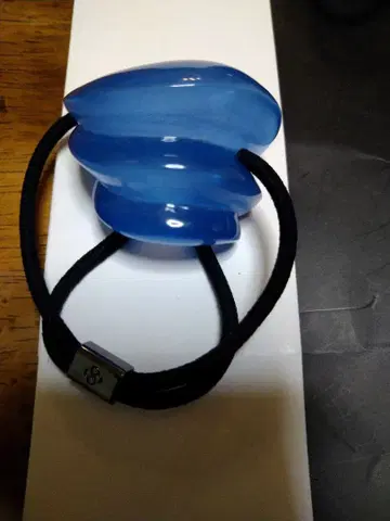 콜레트마루프 아크릴 웨이브 포니 머리끈 파랑