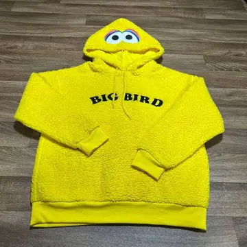 USJ 유니버셜 세서미 스트릿 빅버드 복슬복슬 후드티 L 사이즈
