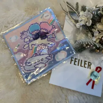 페이러 손수건 새상품 키키라라 JAL 한정판 리틀트윈스타