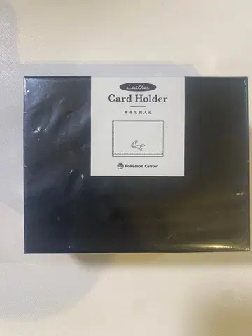 미개봉 새상품 블래키 천연 가죽 명함지갑 포켓몬 센터 포켓몬 천연 가죽