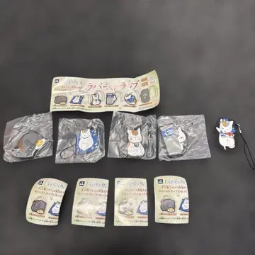 나츠메 우인장 하마즈시 러버 스트랩 5개 세트 시크릿 포함!