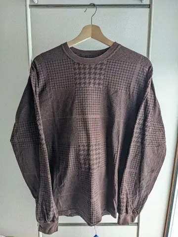 Swagger 브라운 L 긴팔 티셔츠