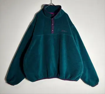 L.L.Bean 자수 로고 스냅T 플리스 자켓 풀오버