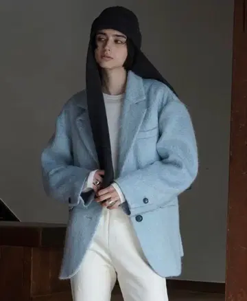 CLANE MIX SHAGGY OVER TAILORED JACKET