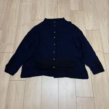 pas a pas 파스아파스 코튼 긴팔 셔츠 인디고