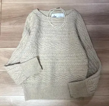 1회 착용 새상품급 그린 라벨 릴랙싱 램스울 해밀턴 니트