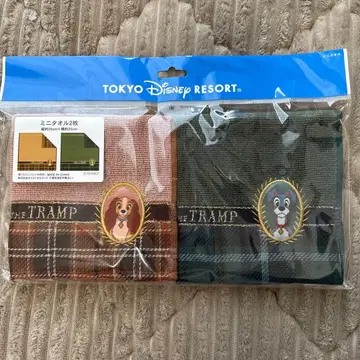 101마리 달마시안 레이디 트럼프 미니 타월 디즈니 리조트 손수건 타월