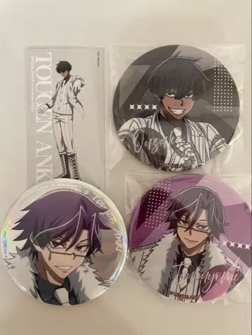 도원암귀 도카츠키요미 도카쿠 사쿠스케 캔뱃지 세트